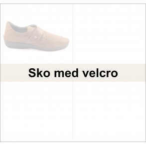 Sko med velcro